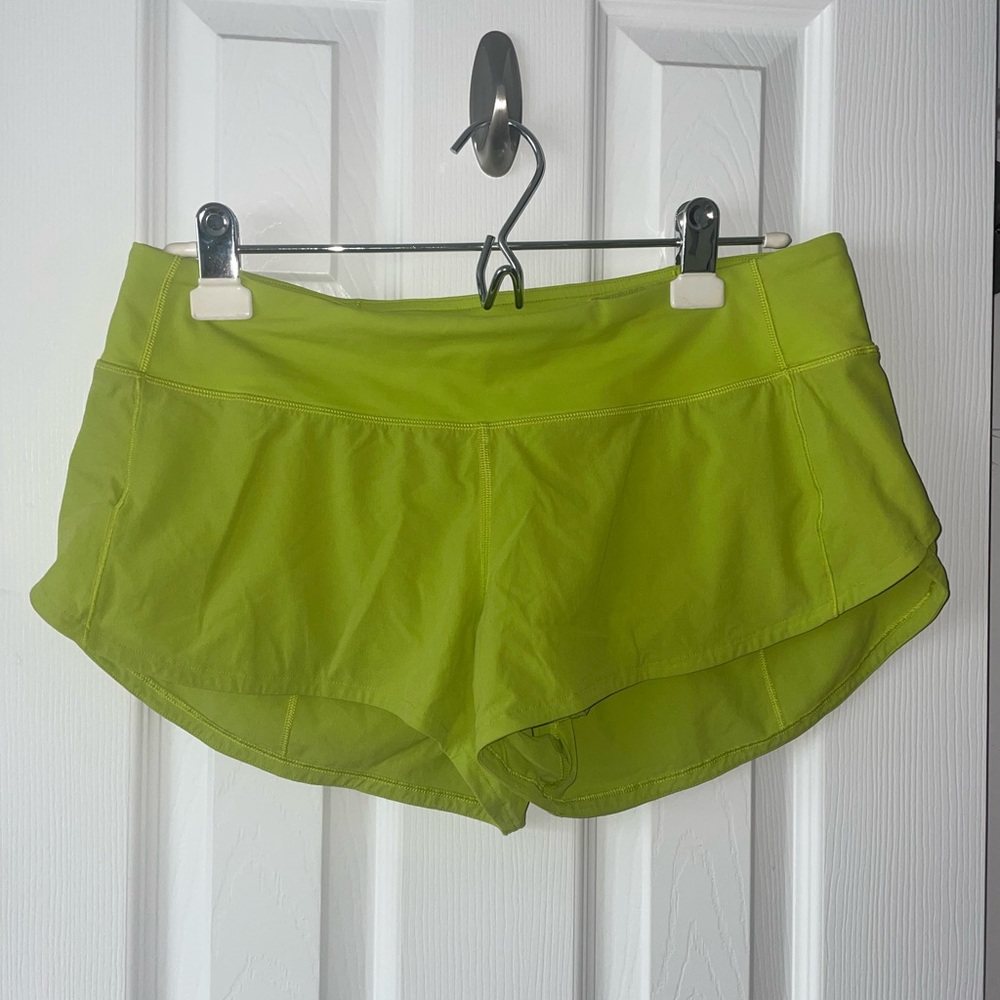 Size 8 lululemon speed up shorts